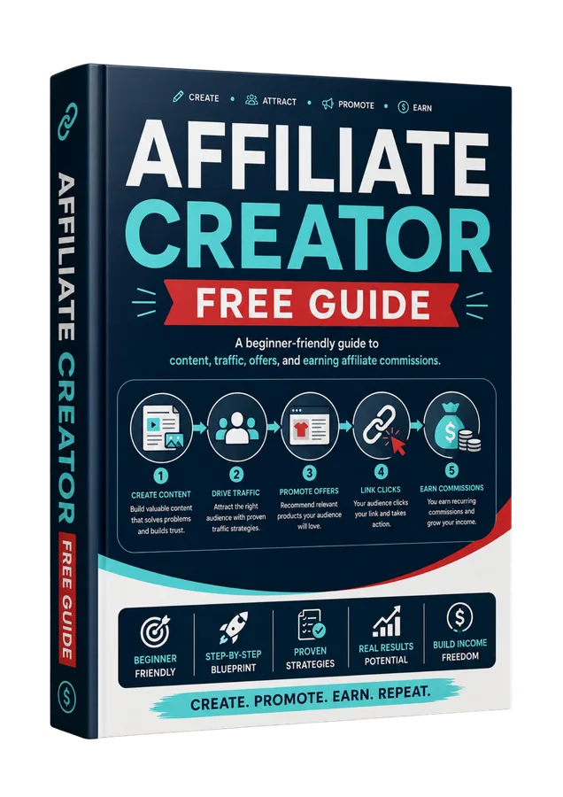 Affiliate Creator Free Guide for Beginners cover