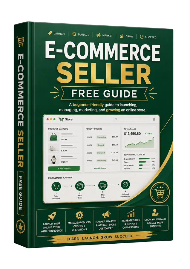 E-Commerce Seller Free Guide for Beginners cover