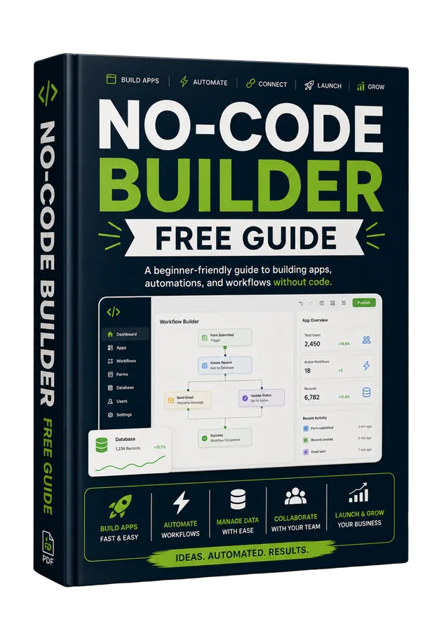 No-Code Automation Builder Free Guide for Beginners cover