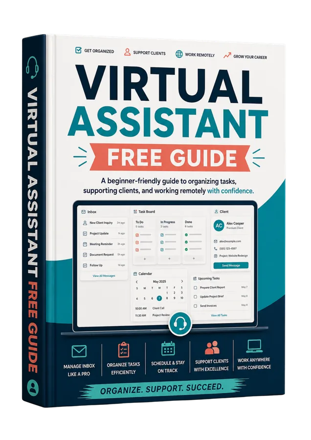 Virtual Assistant Free Guide for Beginners cover