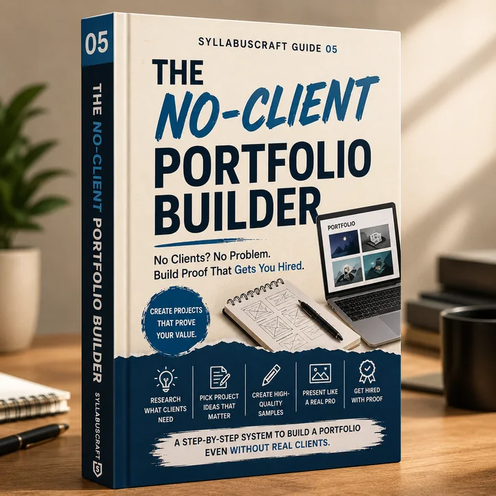 SyllabusCraft Guide 05: The No-Client Portfolio Builder cover