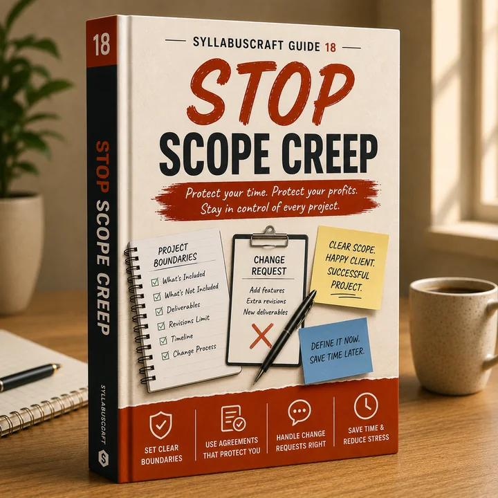 SyllabusCraft Guide 18: Stop Scope Creep cover