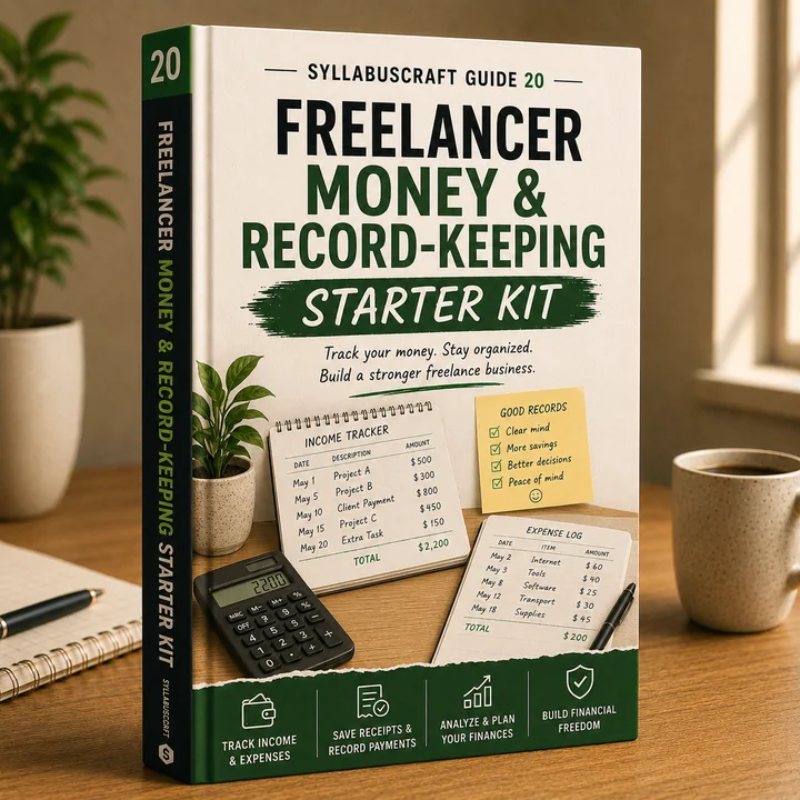 SyllabusCraft Guide 20: Freelancer Money & Record-Keeping Starter Kit cover