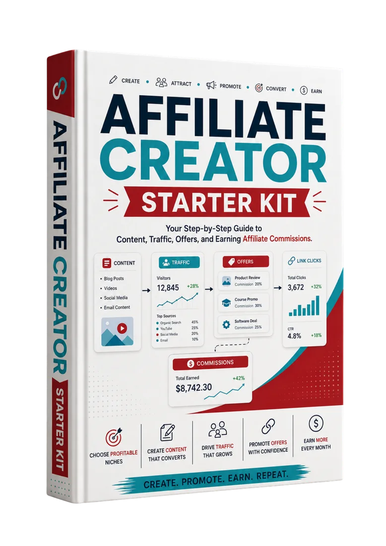 Affiliate Creator Starter Kit cover