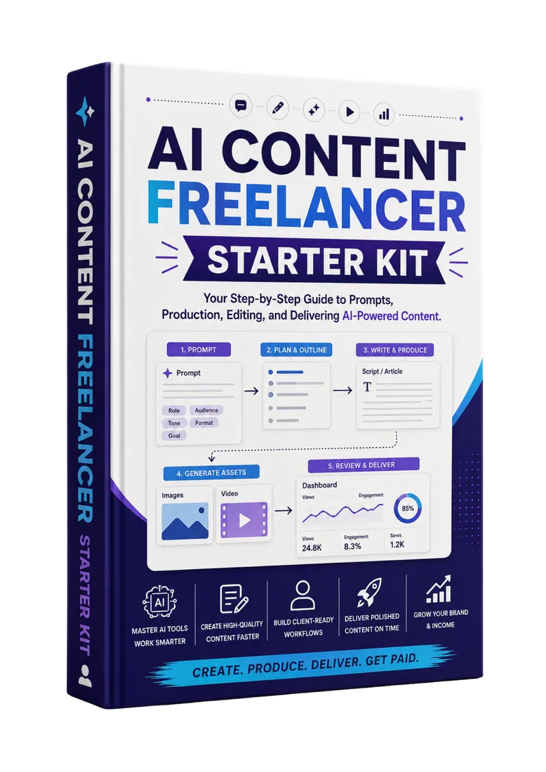AI Content Freelancer Starter Kit cover